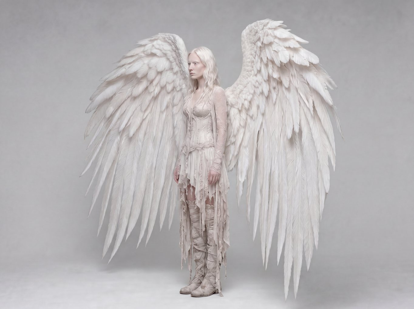 Namaah — open wings, three-quarter